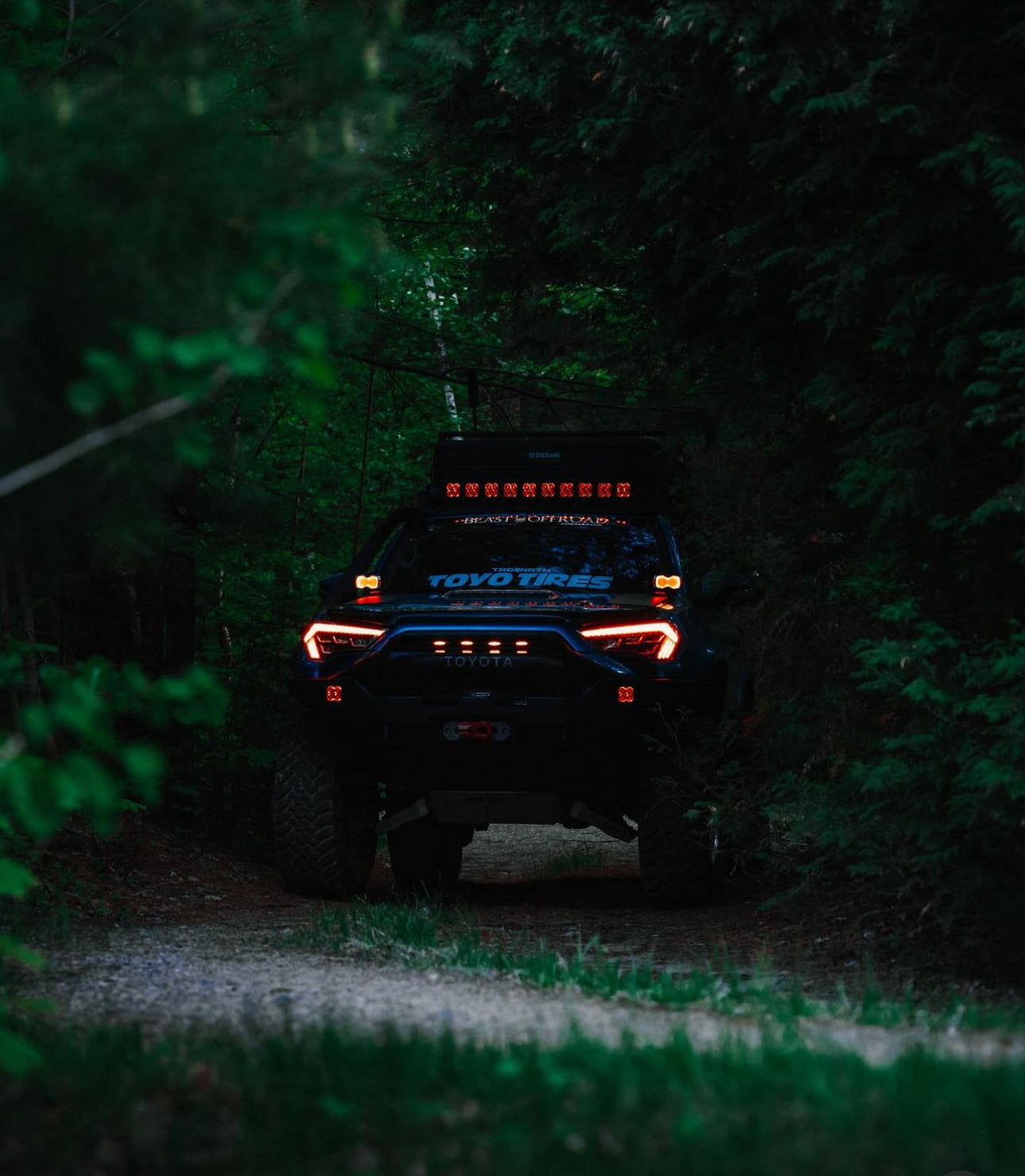 Exploras 4 Led  3 Cuadrada DRL Flood