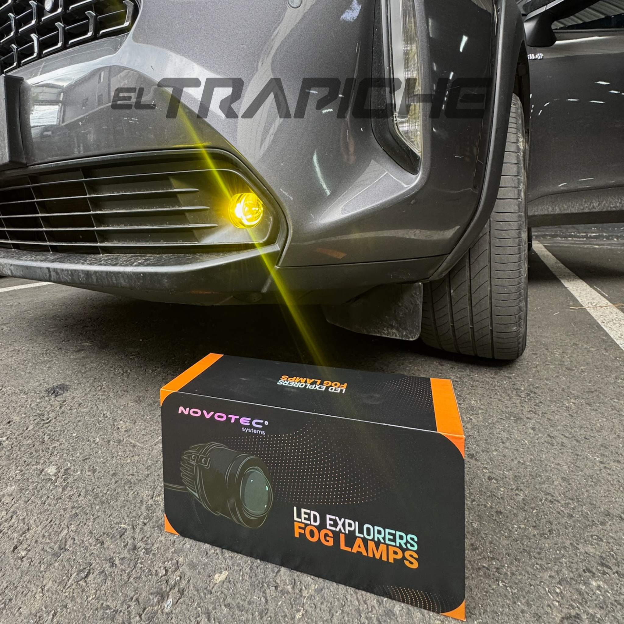 Exploradoras Led tritono para Hilux Revo, Fortuner Revo, Corolla híbrido, Corolla Cross, LC300 y Prado 250 marca Novotec