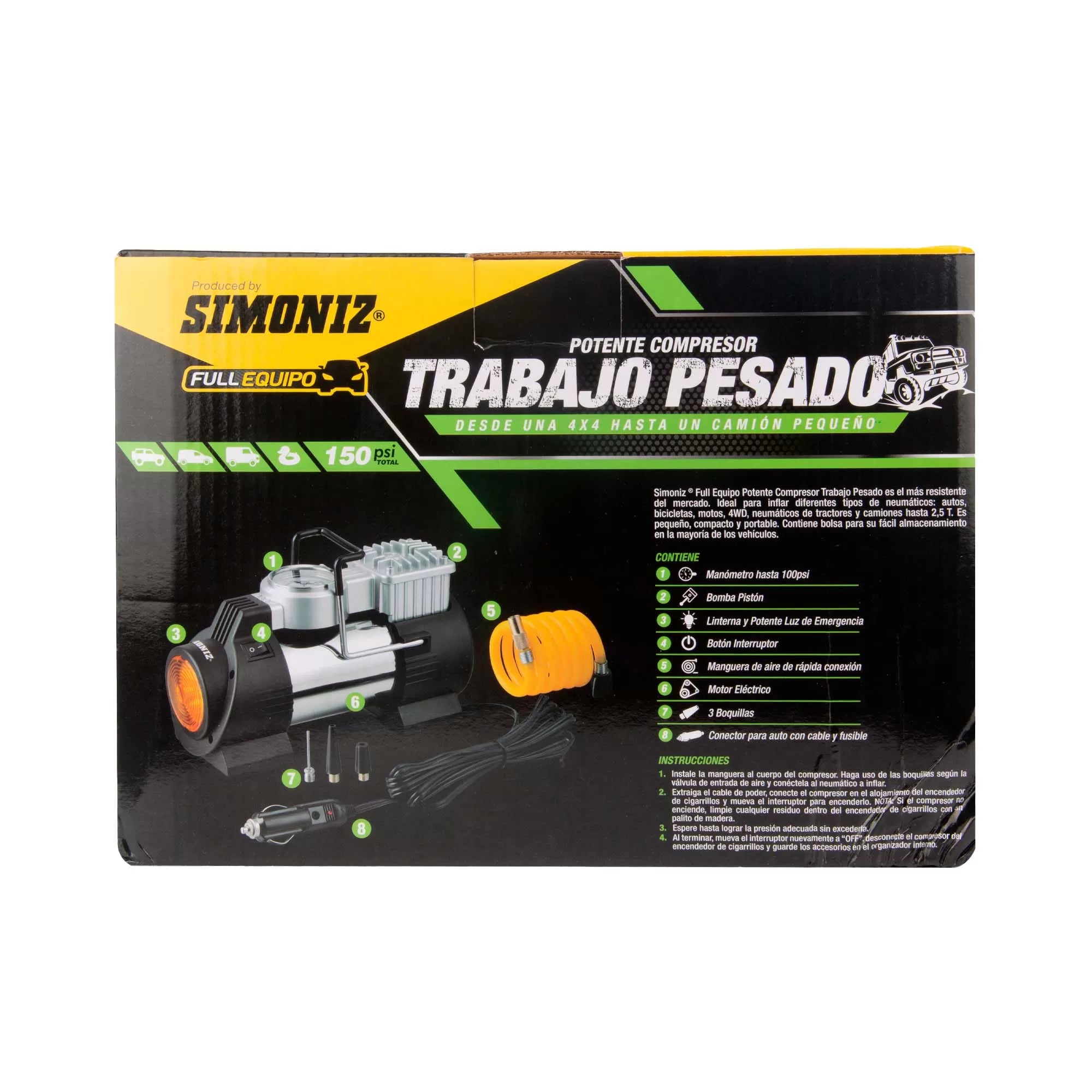 Compresor Trabajo Pesado, Simoniz