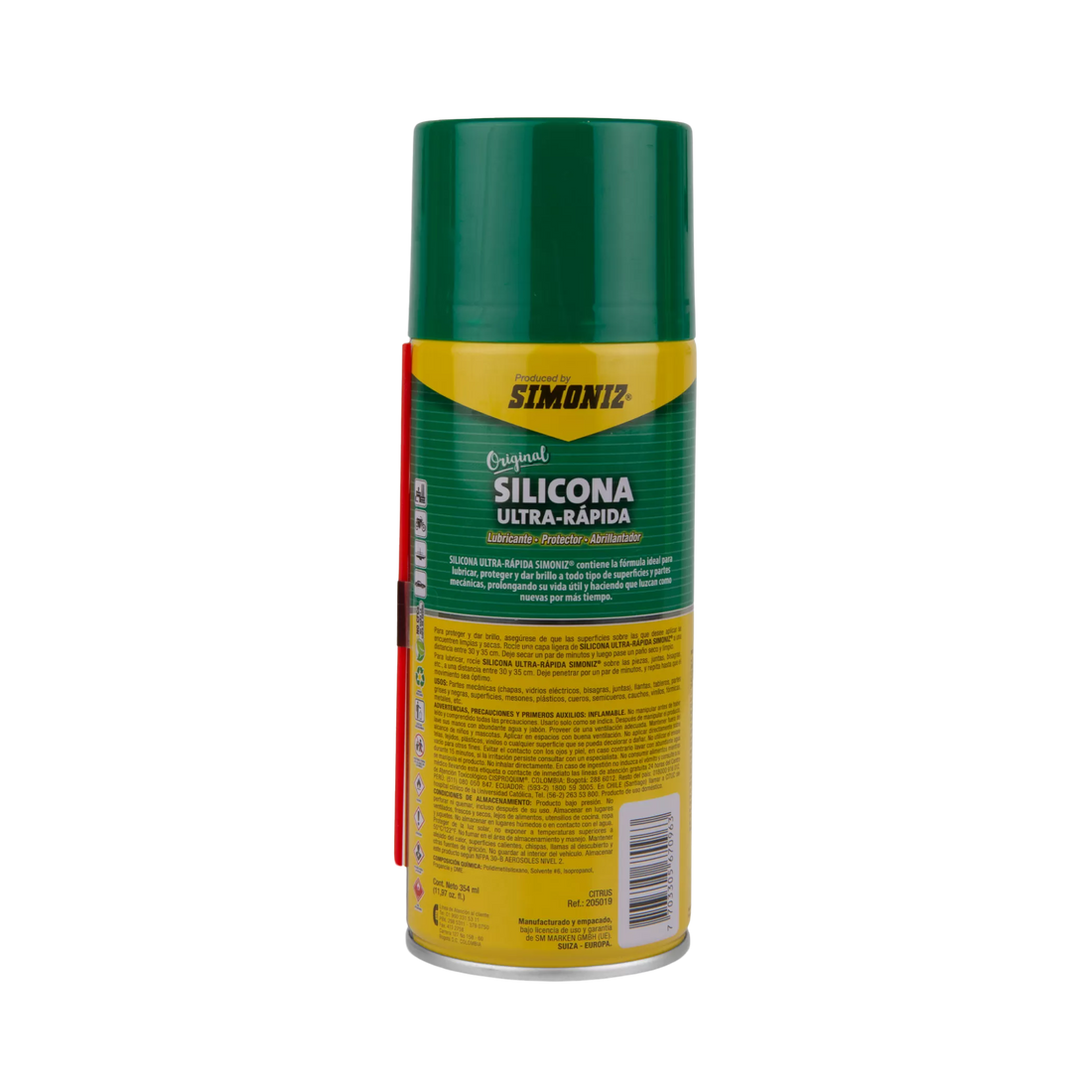 Silicona Ultra Rápida Citrus Simoniz