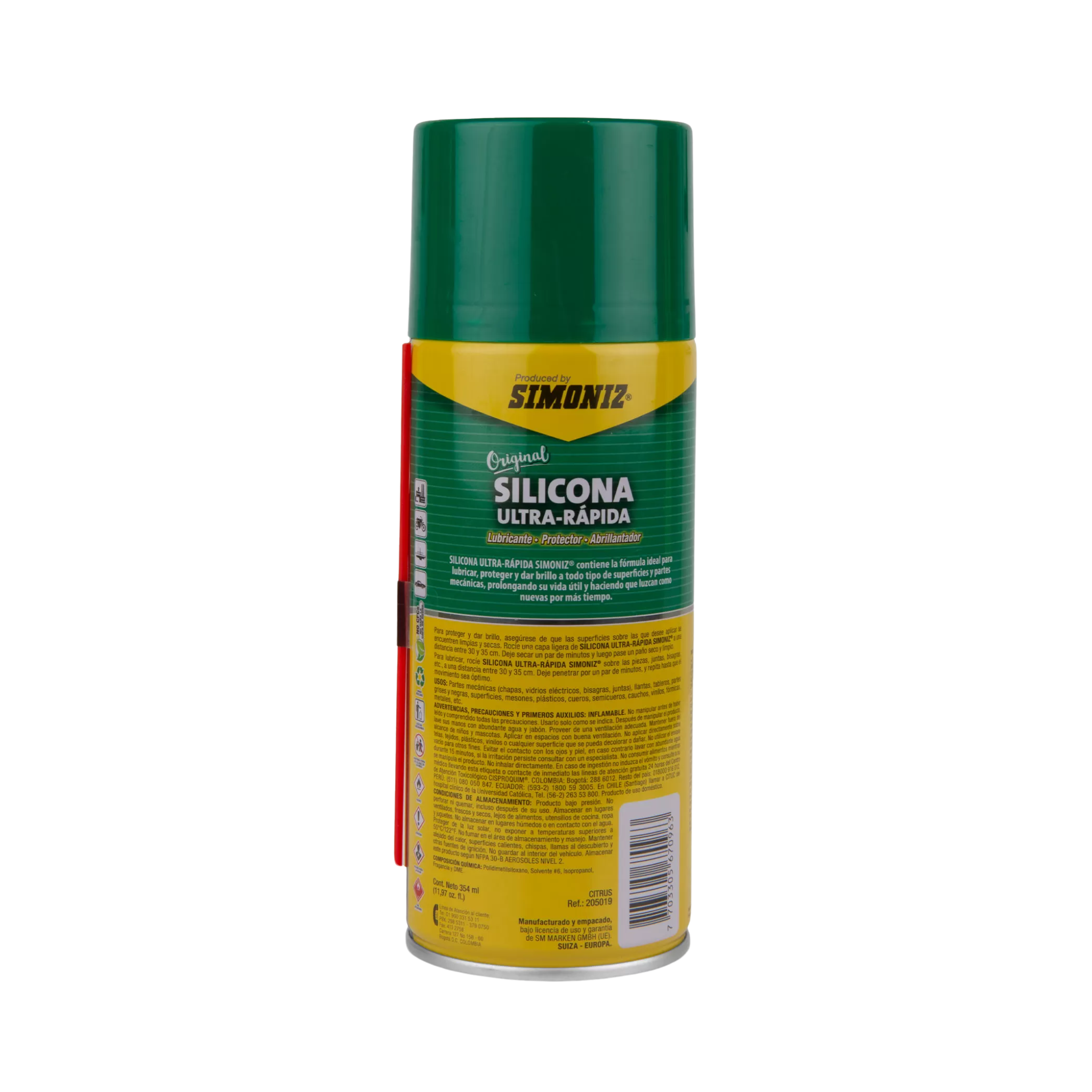 Silicona Ultra Rápida Citrus Simoniz