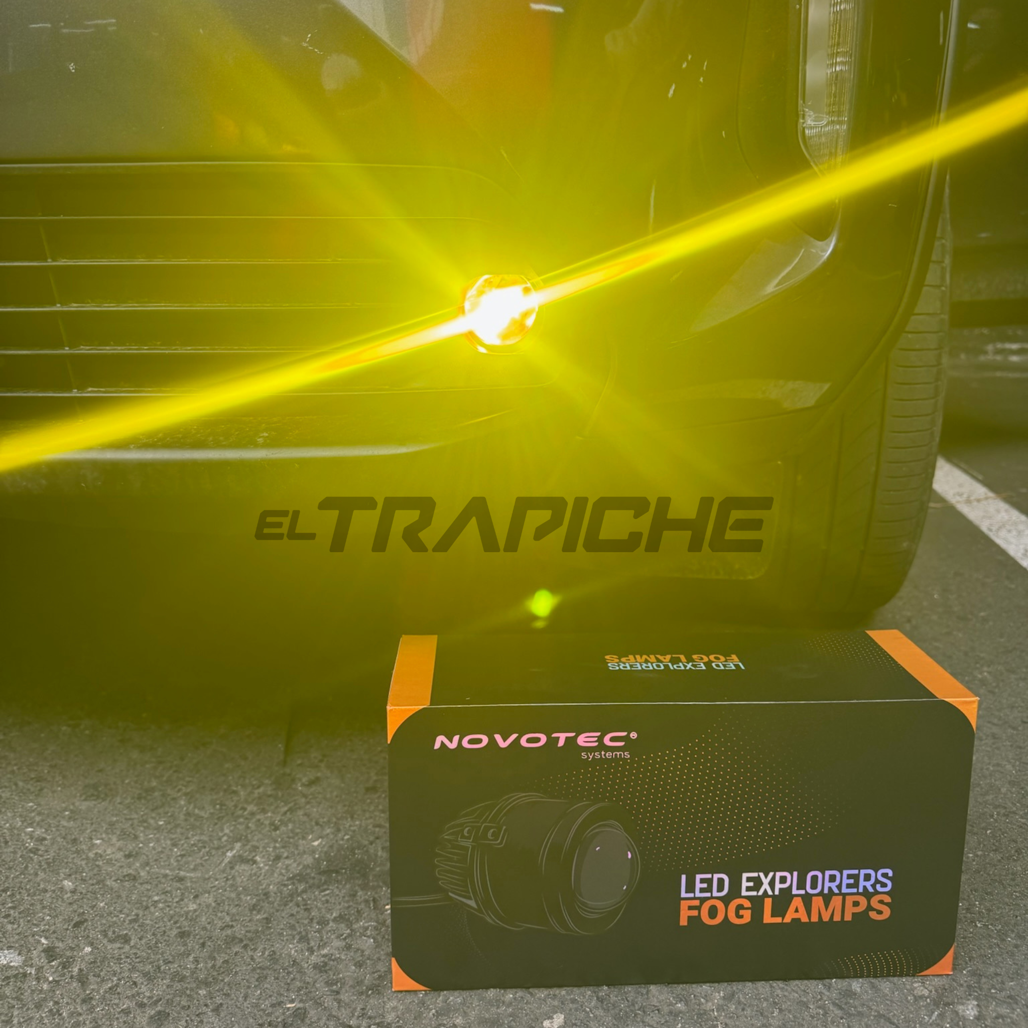 Exploradoras Led tritono para Hilux Revo, Fortuner Revo, Corolla híbrido, Corolla Cross, LC300 y Prado 250 marca Novotec