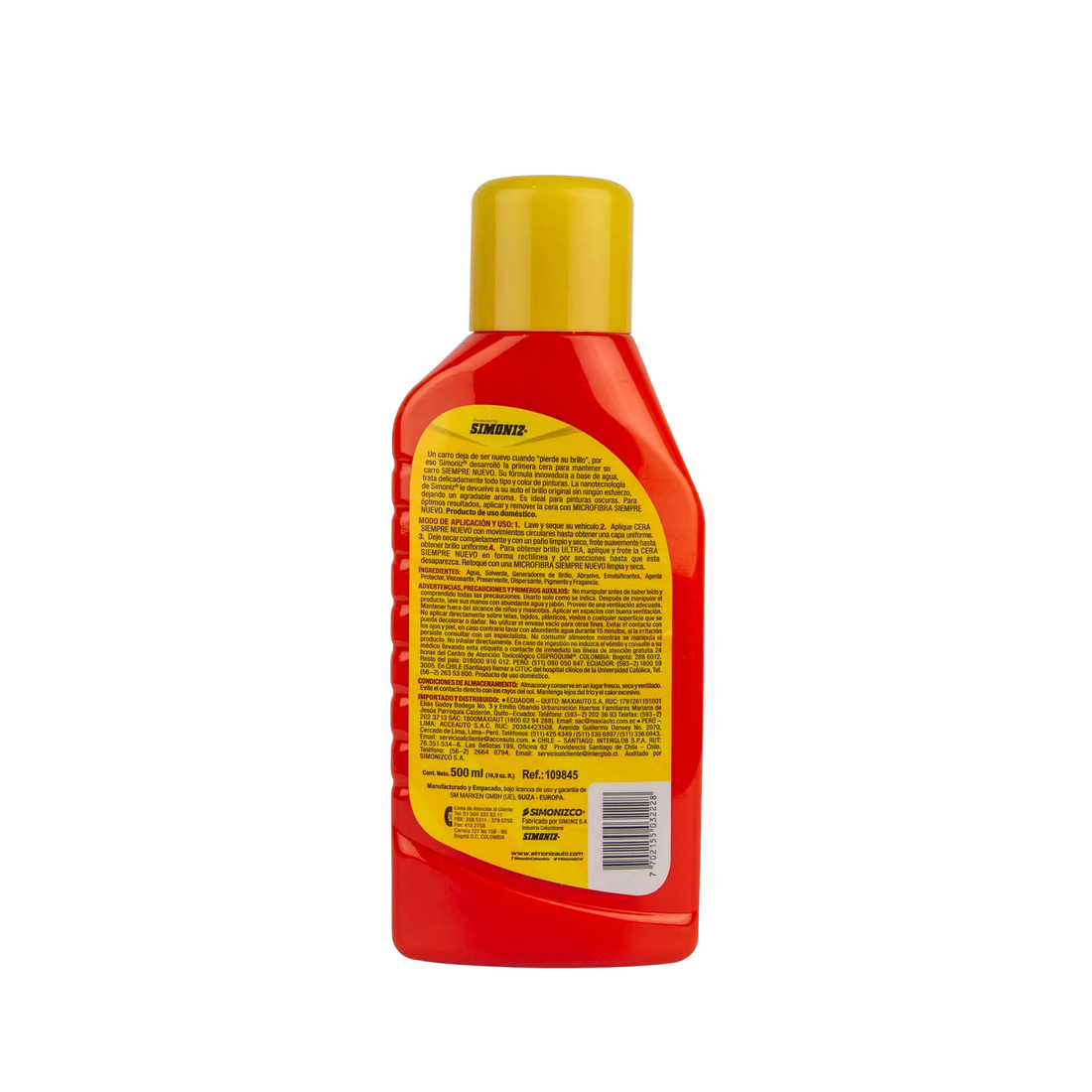 Cera Liquida Siempre Nuevo Simoniz