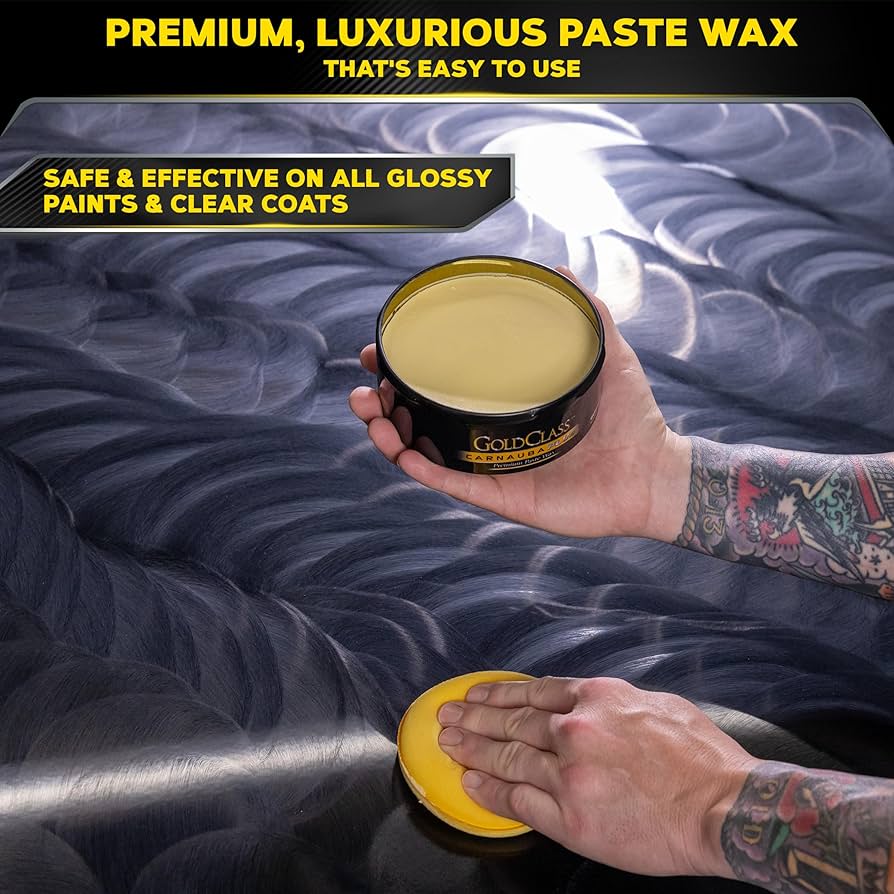 Gold Class Paste Wax de Meguiar's ofrece brillo profundo y protección con carnauba y polímeros. Ideal para todo tipo de pinturas. Fácil aplicación y retiro.