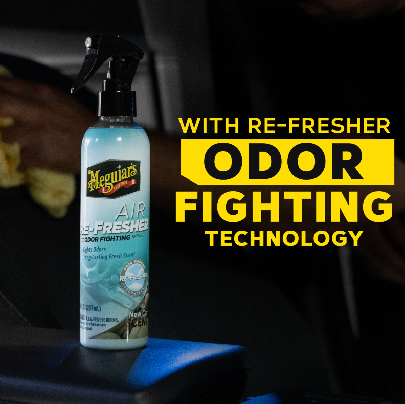 Air Refresher Eliminador Olores aroma carro nuevo en spray G250608 Meguiars