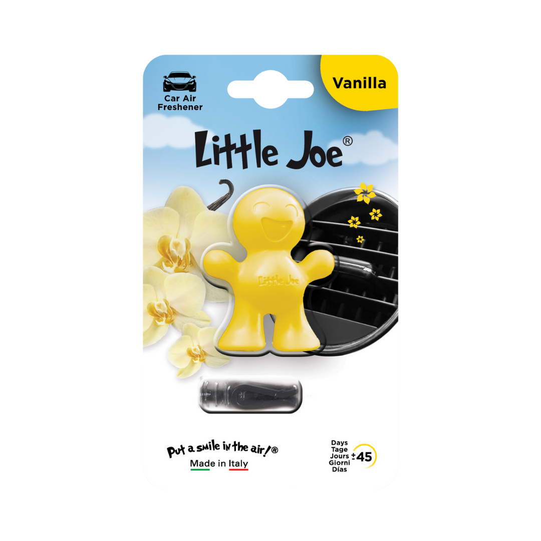 ambientador little joe, little joe carro, ambientador auto muñeco, fragancia rejilla aire, ambientador italiano, aroma carro divertido, ambientador colorido auto, ambientador con forma de muñeco
