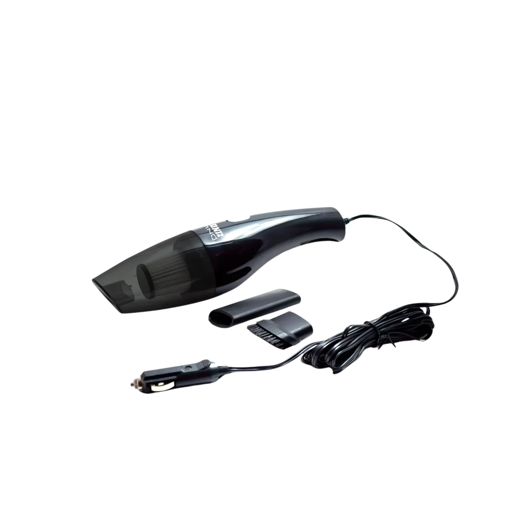 Aspiradora para carro Nano Simoniz, con filtro HEPA lavable, 2 boquillas, potente succión y tamaño compacto. Ideal para carro, casa y mascotas.