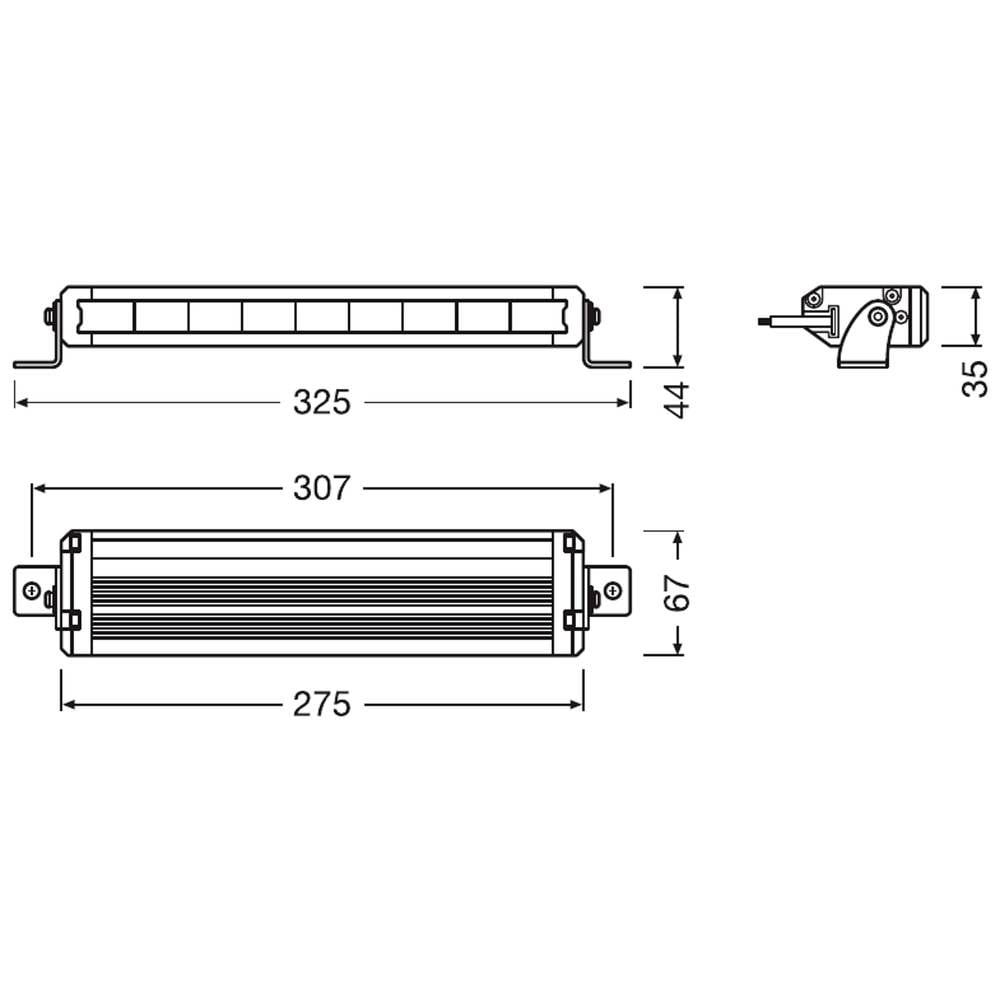 barra led osram 25cm, barra led 27w, barra led compacta, barra led 12v 24v, barra led spot, barra led ip67, luz blanca 6000k, barra led maquinaria, barra led camioneta, barra led camión, barra led agricultura, barra led heavy duty, barra led ece r112, barra led construcción, barra led offroad