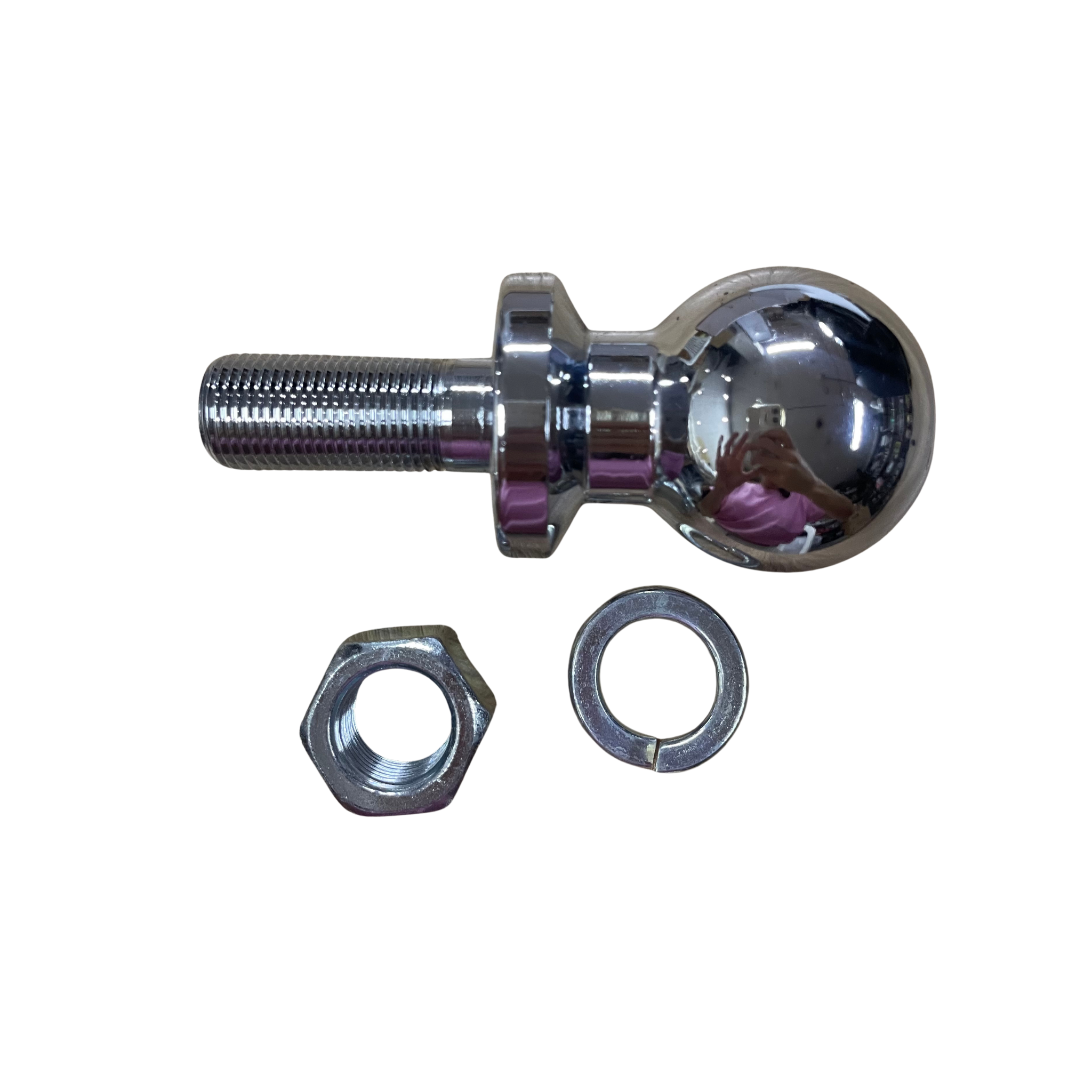 Bola para tráiler de 1 7/8 pulgadas en acero resistente. Ideal para remolques livianos. Fácil instalación y máxima seguridad en carretera.