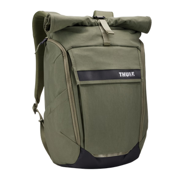 Bolso Paramount Thule, mochila urbana Thule, bolso impermeable, mochila con cierre enrollable, bolso para ciclistas, accesorios Thule, mochila sostenible, mochila con bluesign, bolso versátil Thule, mochila resistente al agua