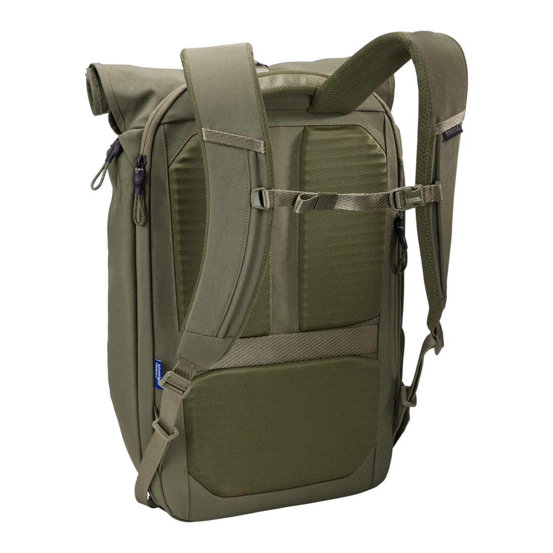 Bolso Paramount Thule, mochila urbana Thule, bolso impermeable, mochila con cierre enrollable, bolso para ciclistas, accesorios Thule, mochila sostenible, mochila con bluesign, bolso versátil Thule, mochila resistente al agua