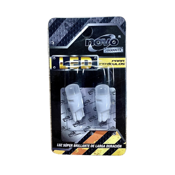 Bombillo LED 158 12V blanco, ideal para iluminación automotriz. Luz súper brillante, larga duración y bajo consumo. Perfecto para interiores y señales del vehículo.