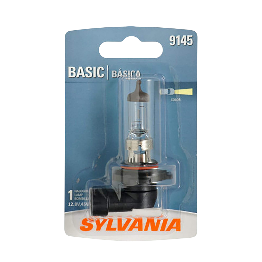 bombillo sylvania 9145, halógeno 9145 12v 45w, foco halógeno auto, repuesto faro halógeno, bombillo 9145 en pares, bombillo legal carretera, sylvania iluminación automotriz, bombillo 9145 fácil instalación, repuesto farola sylvania, luz halógena carro 9145