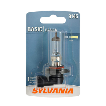 bombillo sylvania 9145, halógeno 9145 12v 45w, foco halógeno auto, repuesto faro halógeno, bombillo 9145 en pares, bombillo legal carretera, sylvania iluminación automotriz, bombillo 9145 fácil instalación, repuesto farola sylvania, luz halógena carro 9145