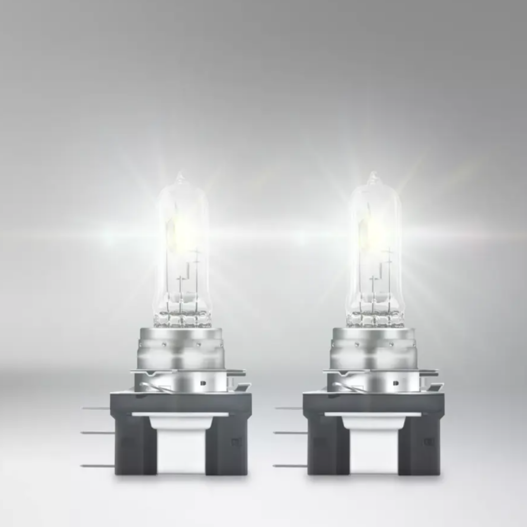 bombillo h15 osram, osram h15 12v 15/55w, foco halógeno h15, bombillo doble función osram, luz diurna h15, luz alta osram h15, bombillo drl carro, osram 64176, lámpara automotriz h15, iluminación halógena h15, repuesto luces osram, bombillo h15 larga duración, base h15 bombillo.