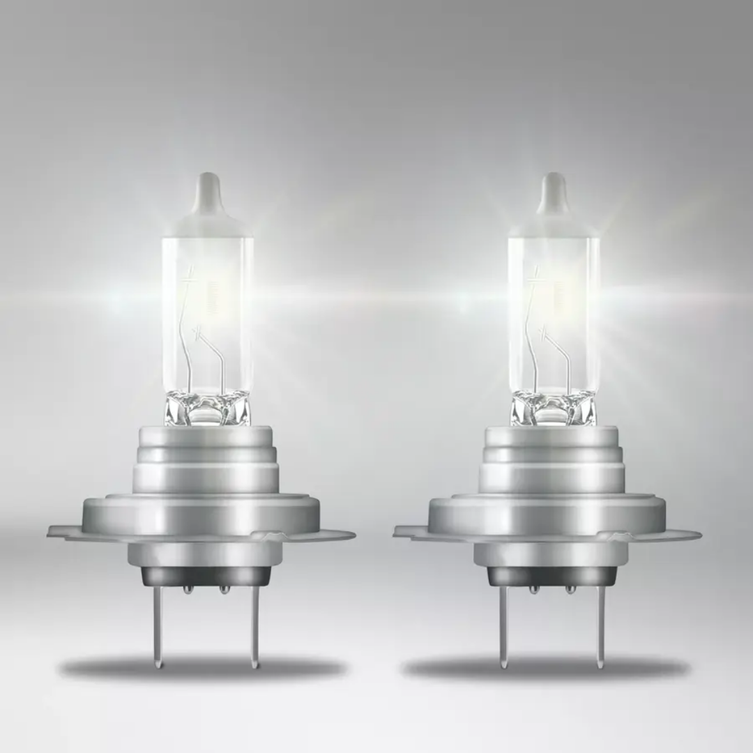 bombillo h18 osram, bombillo 64180L, bombillo h18 12v 65w, osram h18 carro, lámpara halógena osram, repuesto original osram, bombillo faro delantero, luz 1700 lúmenes, norma ece r37, bombillo auto h18, osram made in germany, iluminación automotriz potente, foco h18 osram