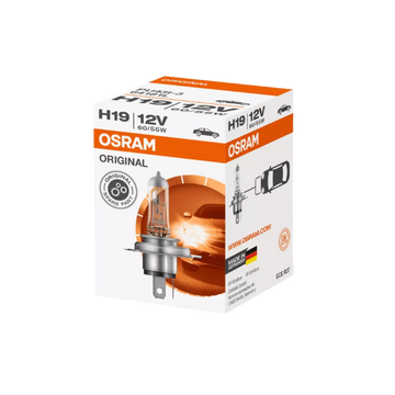 bombillo h19 osram, bombillo h19 60/55w, bombillo 12v osram h19, luz halógena h19 osram, foco doble filamento osram, osram h19 1750 lúmenes, casquillo pu43t-3, bombillo luces altas y bajas, osram 64185, bombillo automotriz h19, lámpara halógena 12v, bombillo farola osram, iluminación carro h19
