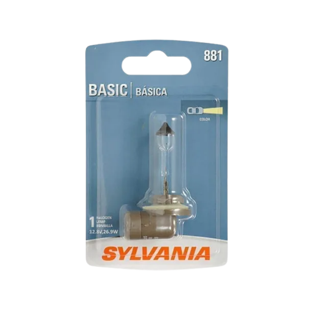 bombillo h27w/2, bombillo 12v 27w, bombillo luz antiniebla, bombillo farola delantera, bombillo compacto, bombillo 450 lúmenes, bombillo automotriz, repuesto luces carro, iluminación 12v, bombillo h27 osram