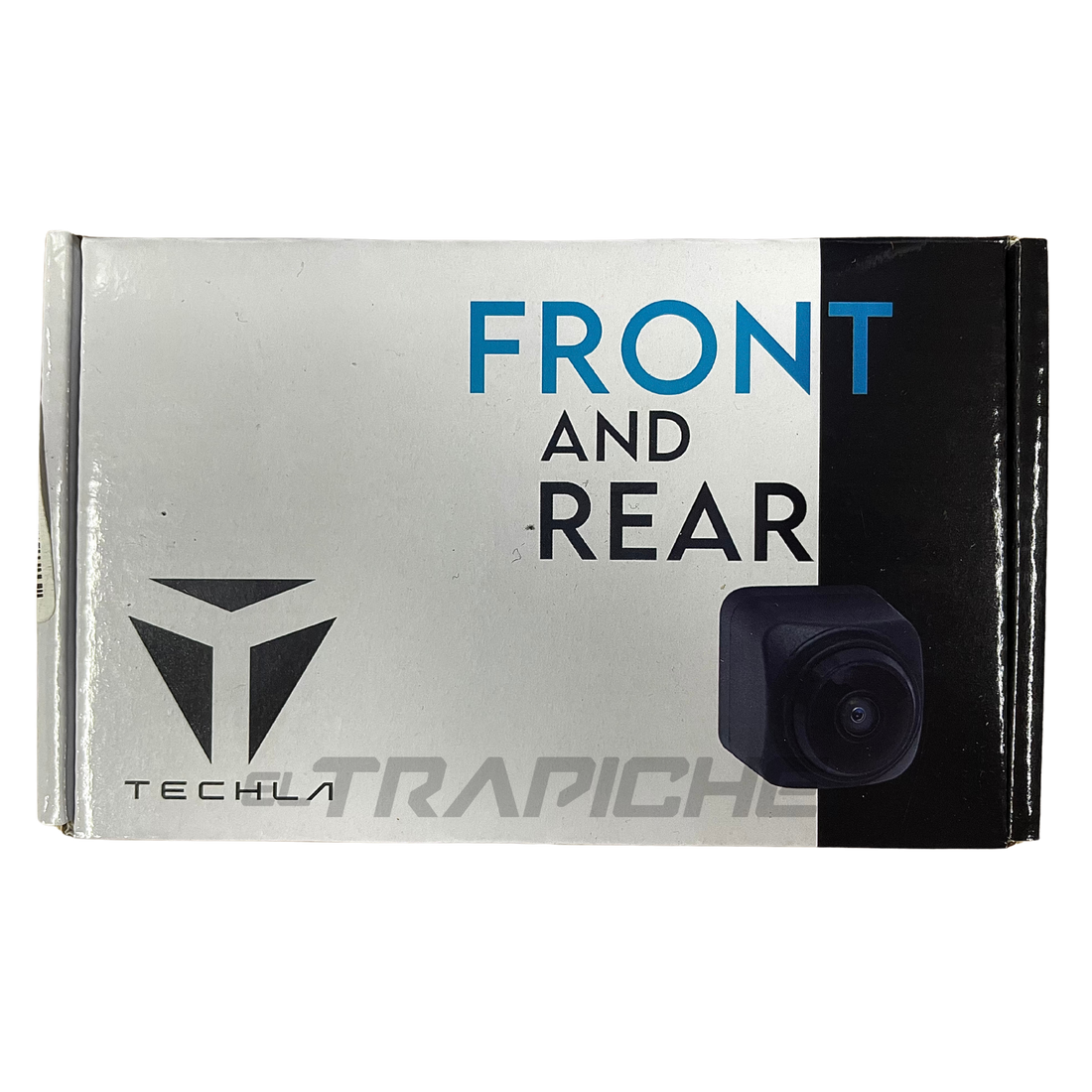 Cámara de reversa tipo sombrero Techla 016. Mejora la visibilidad al parquear. Diseño discreto, resistente al agua y de fácil instalación.