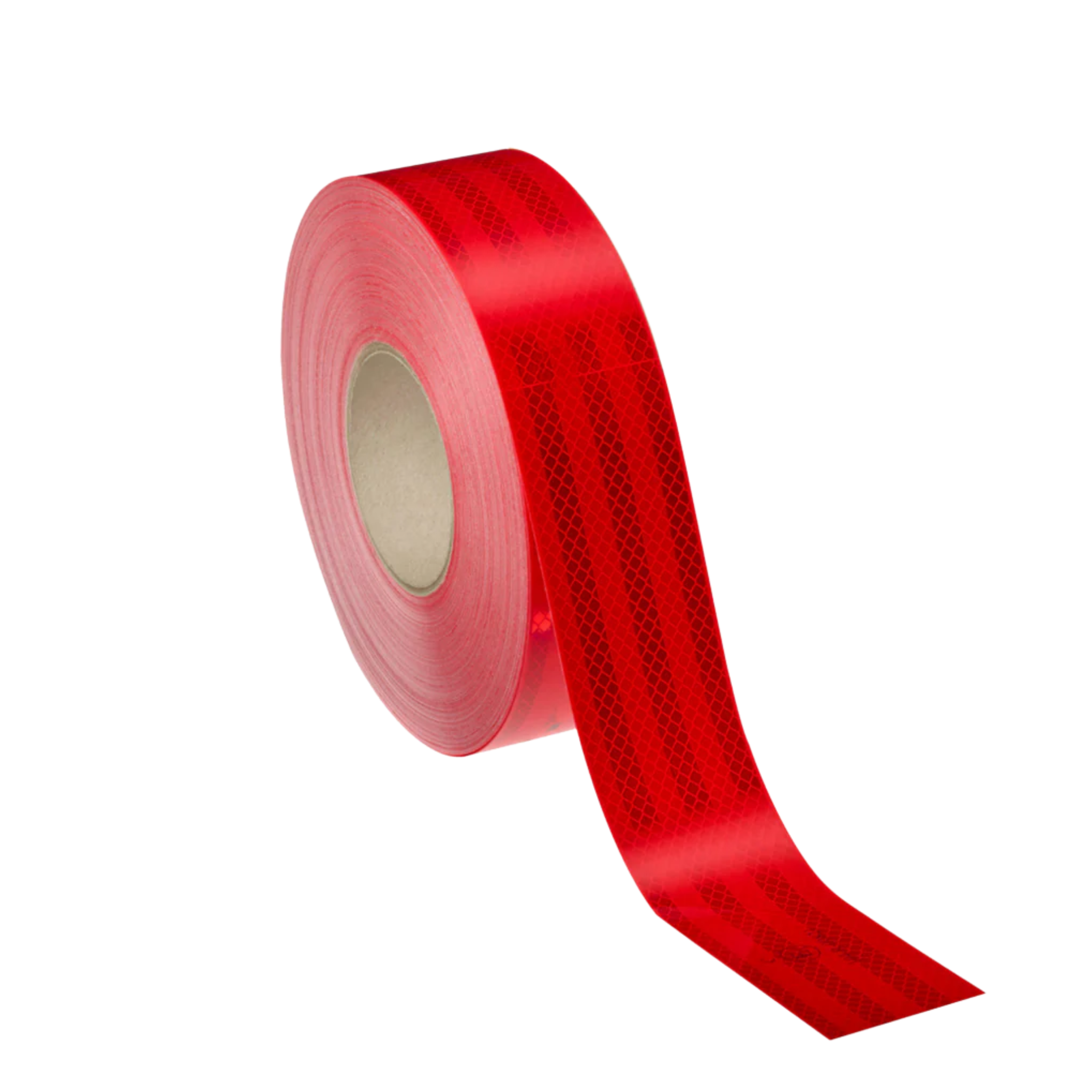 Cinta reflectiva roja de 5cm. Alto desempeño en reflectividad. Adhesivo ultra resistente. Flexible y fácil de instalar. 