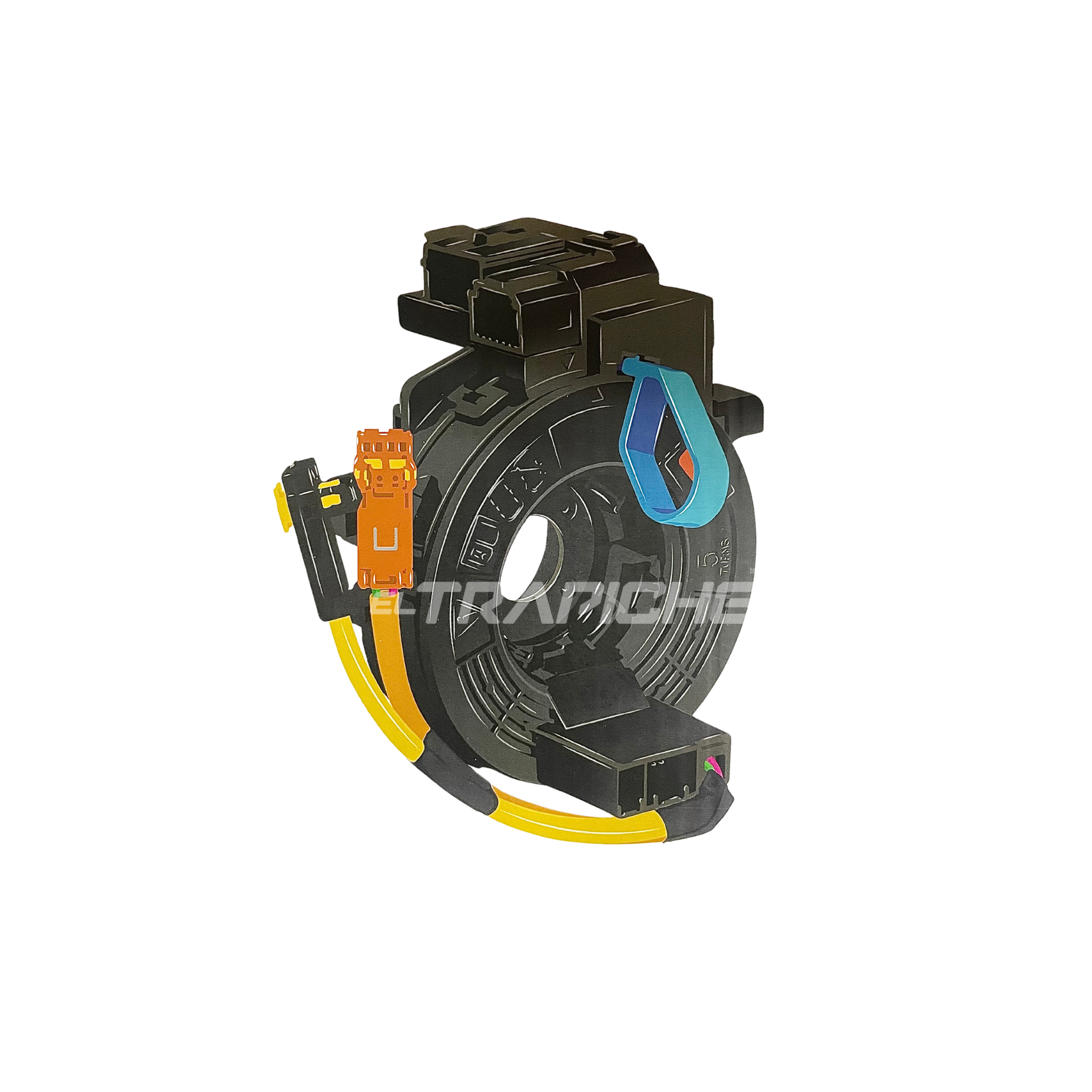 Cintilla para pito y airbag compatible con Toyota Prado, Hilux y Fortuner. Repuesto original, calidad garantizada y máxima seguridad en tu vehículo.