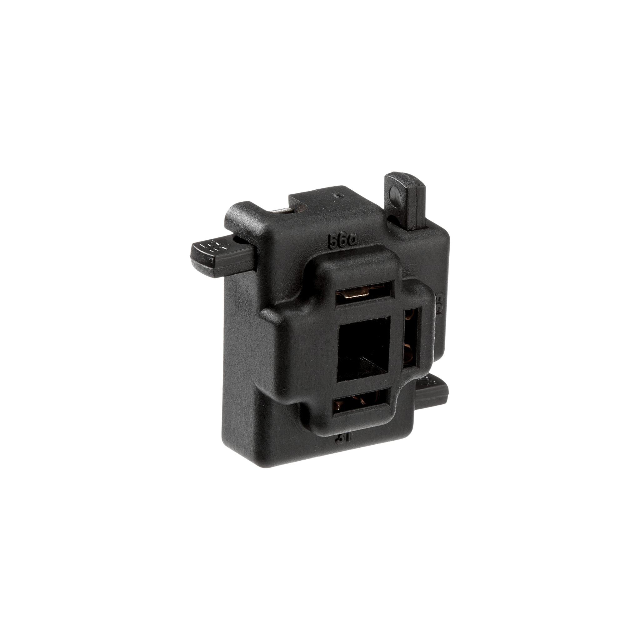 Conector Faro H4 Hella con bloqueo a presión. Alta resistencia al calor, fácil instalación y ajuste seguro para mayor confiabilidad.