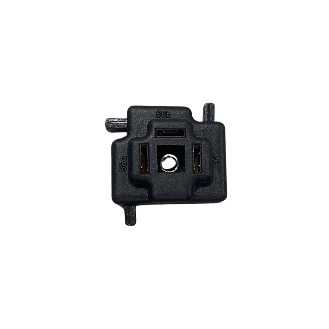 Conector Faro H4 Hella con bloqueo a presión. Alta resistencia al calor, fácil instalación y ajuste seguro para mayor confiabilidad.