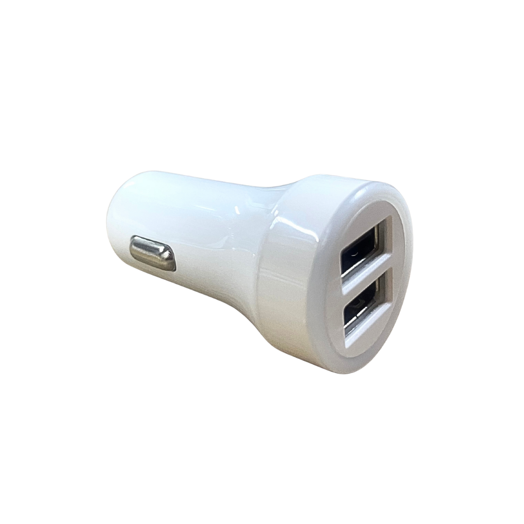  cargador usb carro, conector 3.4a, doble usb auto, cargador rápido carro, accesorio eléctrico, usb blanco auto, puerto usb vehículo