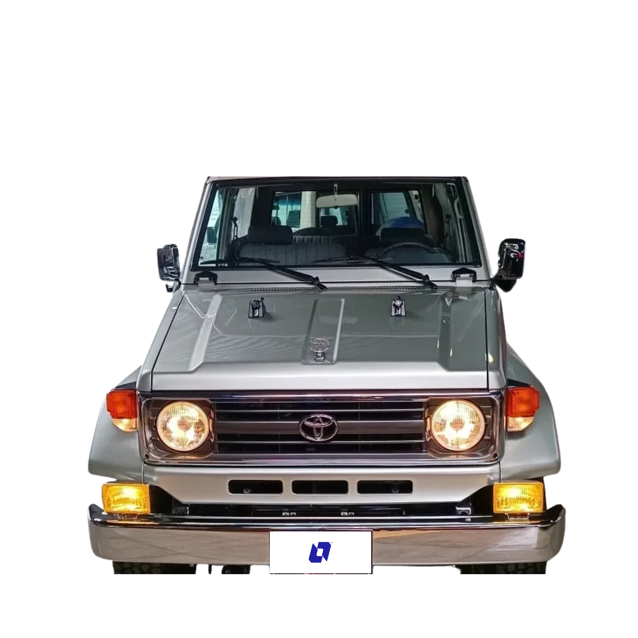 Coronilla, emblema, logo para Toyota care vaca, macho, 4.5 para el capó de tu vehículo.