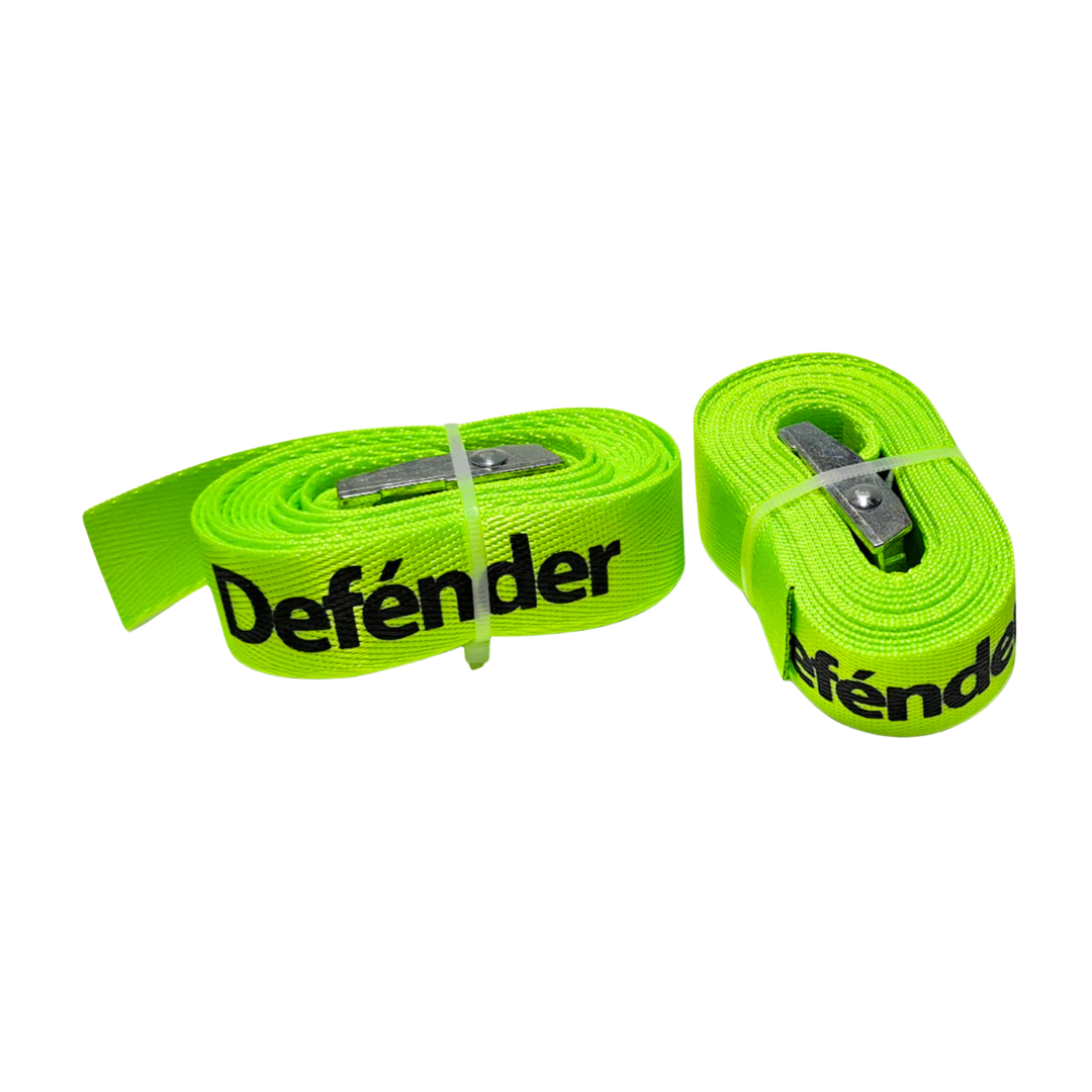 correa de amarre defender, 299 lb, sujeta cargas ligeras, correa para asegurar objetos, correa transporte 45 kg, correas de carga, sujetador para auto, amarre camping, correa 2.5m resistente, cinta de amarre, straps para uso doméstico, correa transporte segura