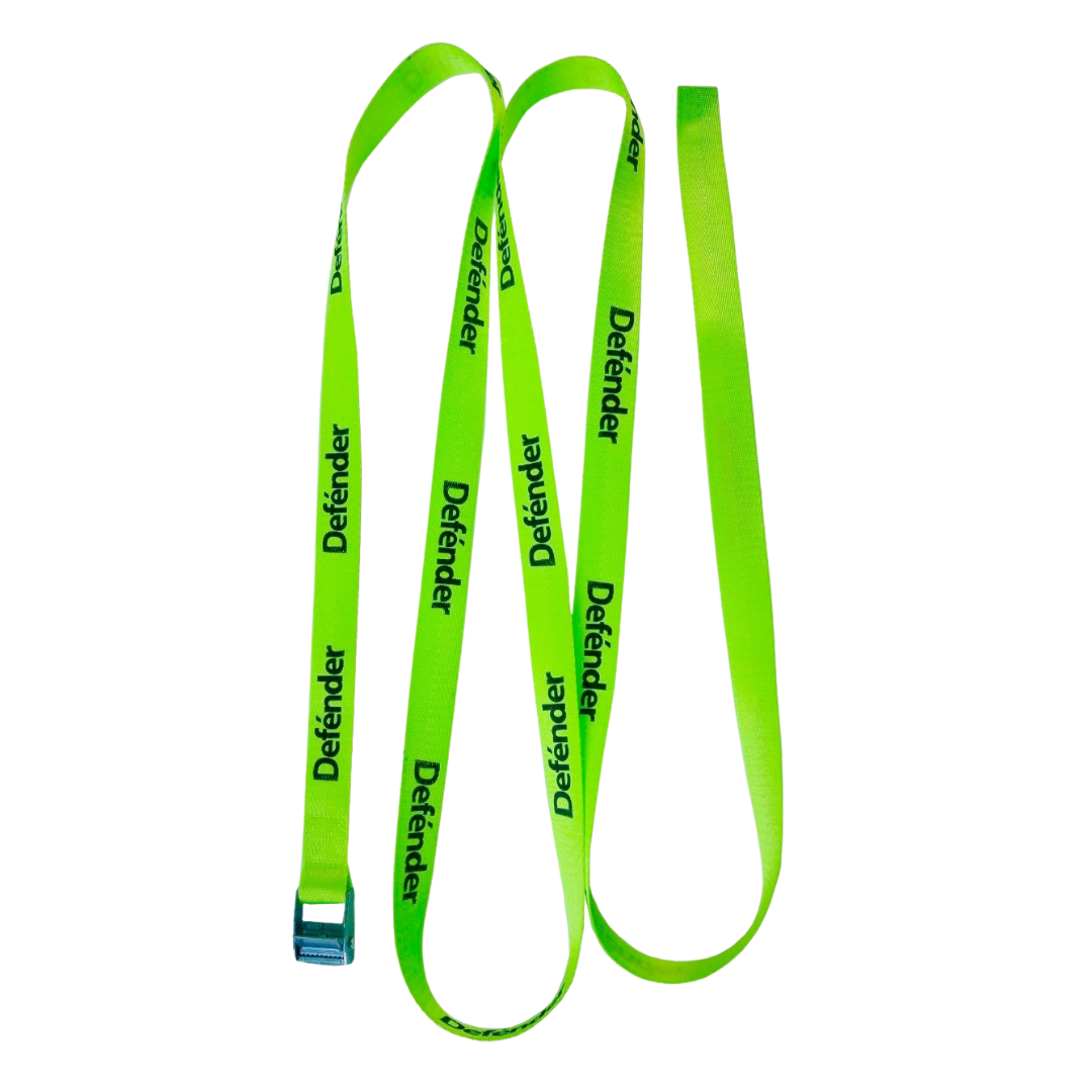 correa de amarre defender, 299 lb, sujeta cargas ligeras, correa para asegurar objetos, correa transporte 45 kg, correas de carga, sujetador para auto, amarre camping, correa 2.5m resistente, cinta de amarre, straps para uso doméstico, correa transporte segura