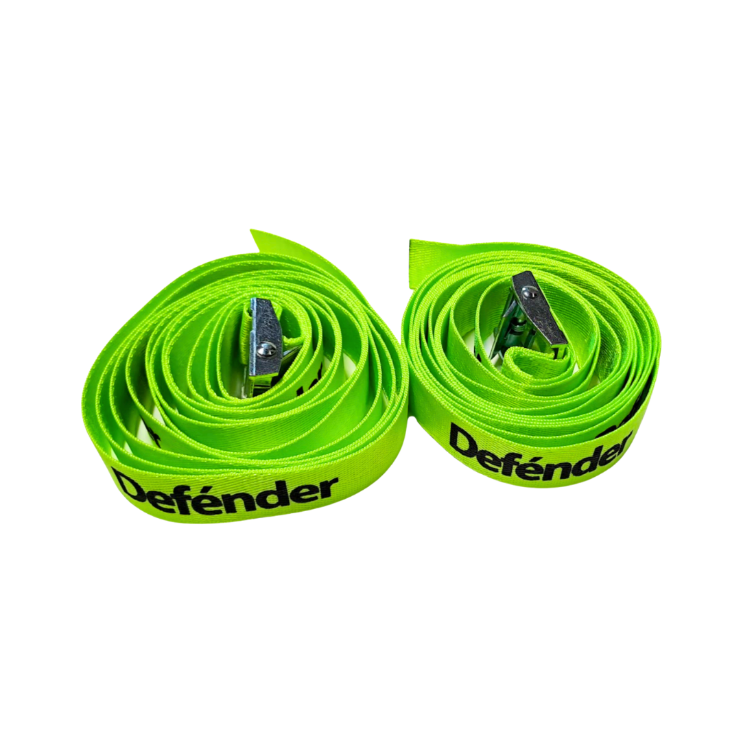 correa de amarre defender, 299 lb, sujeta cargas ligeras, correa para asegurar objetos, correa transporte 45 kg, correas de carga, sujetador para auto, amarre camping, correa 2.5m resistente, cinta de amarre, straps para uso doméstico, correa transporte segura