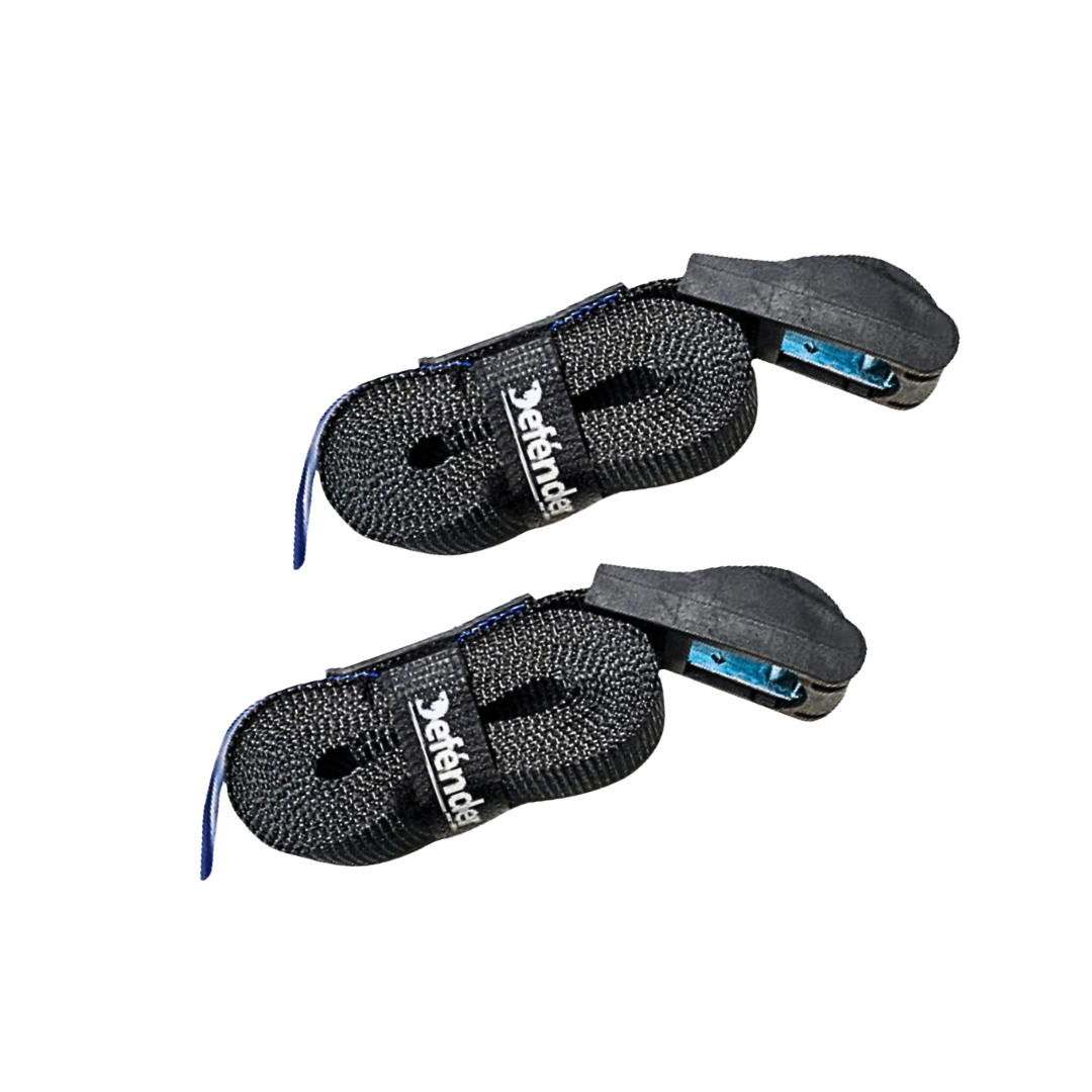 correa de amarre defender 1320 lb, straps carga pesada, juego de correas con estuche, correas resistentes transporte, correa 1 pulgada x 3.6 m, sujetador de carga, correas mudanza, straps de sujeción fuerte, amarre seguro para transporte, accesorios carga defender, correas para auto o camión