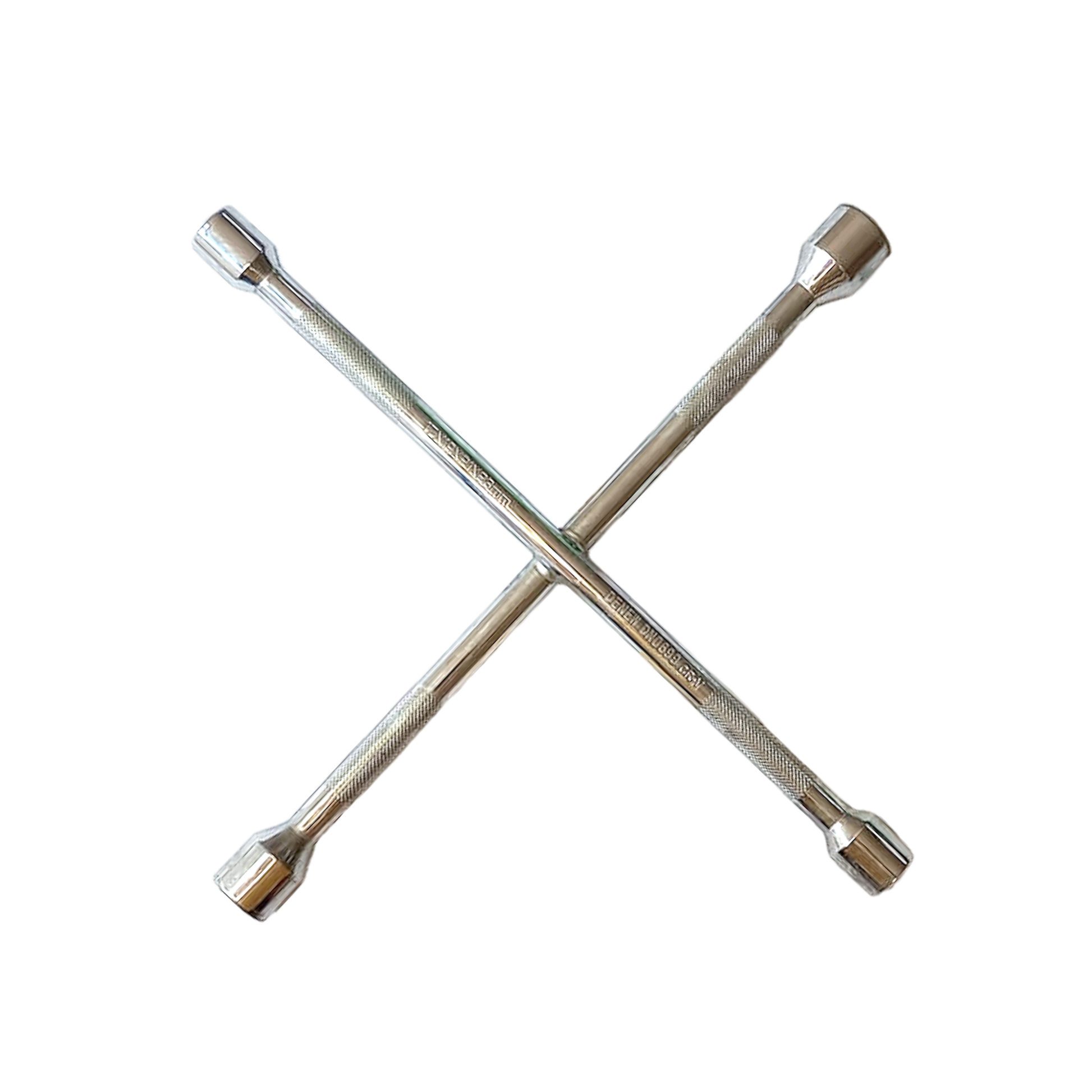 Cruceta sencilla para cambiar y ajustar llantas con facilidad. Su diseño en X proporciona mejor agarre y torque, ideal para aflojar y apretar birlos con seguridad.