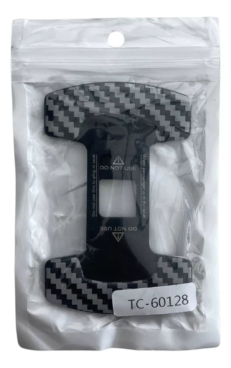 Clip Silenciador De Cinturón Tipo Carbono (paquete X2)