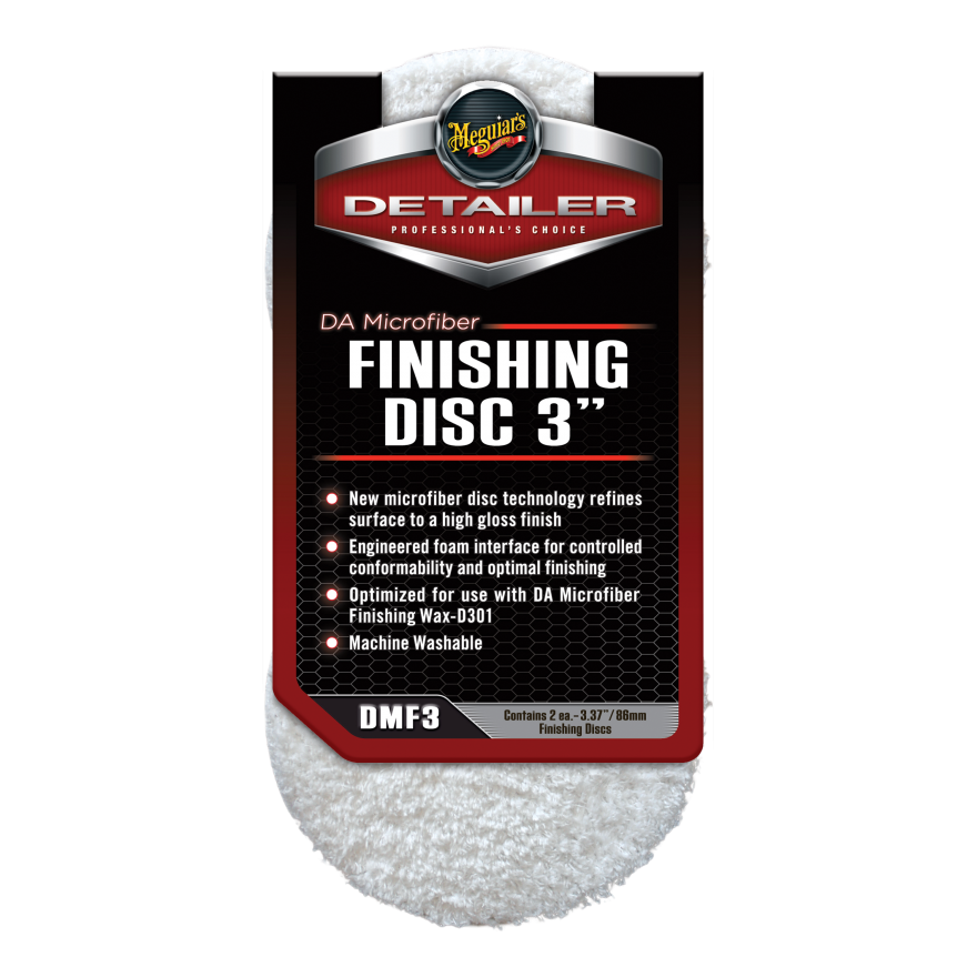 Da Mcrifibre Finishing Disc 3, Bonete Microfibra de Finalizado DMF3 disco de 3" meguiars