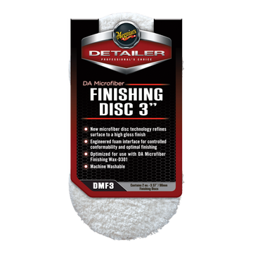 Da Mcrifibre Finishing Disc 3, Bonete Microfibra de Finalizado DMF3 disco de 3" meguiars