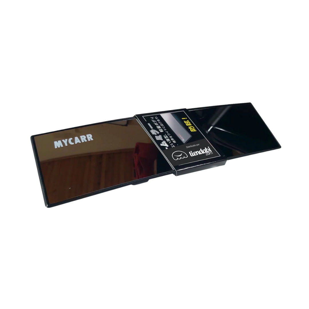 espejo sobreponer carro, espejo retrovisor, espejo panorámico auto, retrovisor ampliado, espejo visión amplia, espejo antirreflejo, espejo para SUV, espejo interior auto, accesorio seguridad carro, espejo sobreponer universal