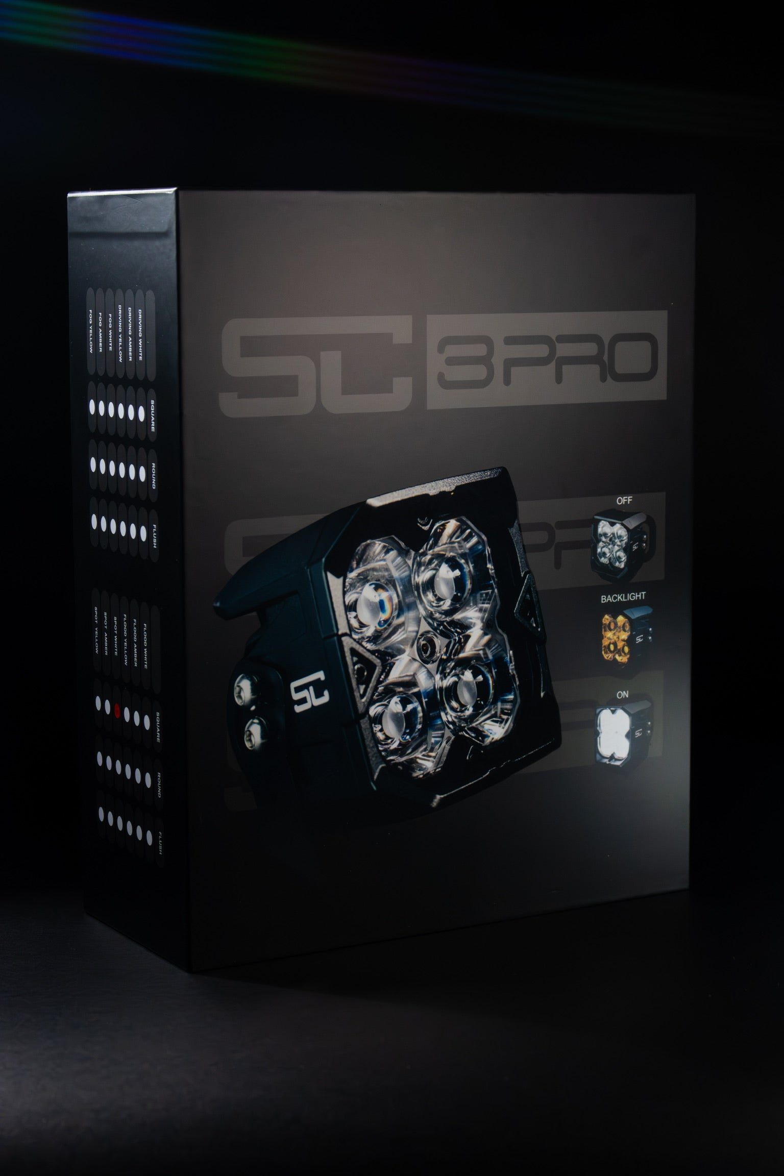 sc 3pro, pod led 3 pulgadas, sc3pro osram, luz offroad 40w, led pod spot beam, luces led 4x4, luces alta potencia, luz DRL ámbar, luces offroad, luces auxiliares sc3pro, faro led profesional, led sc3pro, luz spot 5000lm, accesorios led off-road