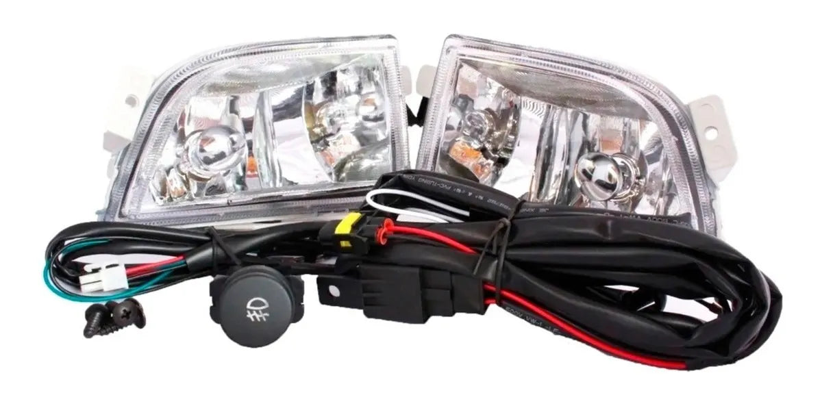exploradoras aveo 2005, faros neblineros chevrolet aveo, luces antiniebla h3, kit luces auxiliares aveo, farolas adicionales aveo originales