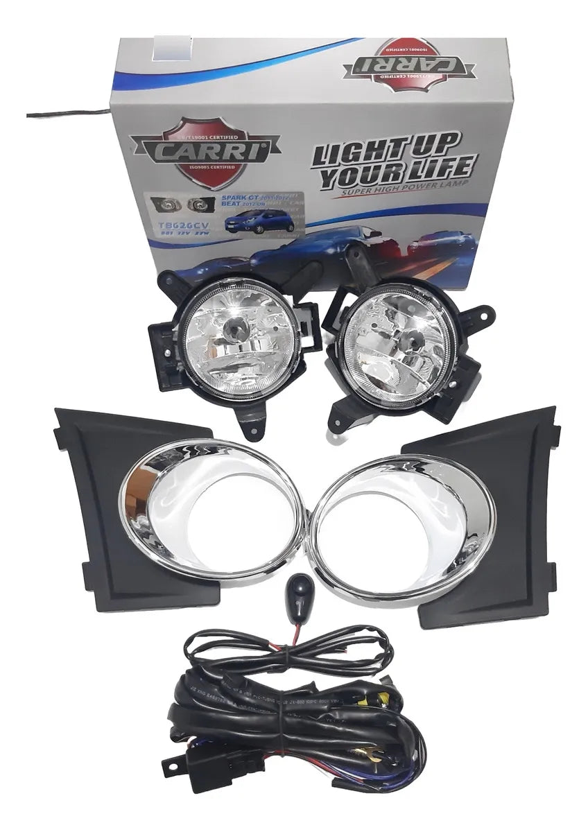 exploradoras spark gt 2012, luces auxiliares chevrolet spark, p19w 12v 19w, exploradoras originales spark, luces niebla spark gt, repuestos spark 2012, accesorios chevrolet, exploradoras delanteras, iluminación spark gt, luces p19w