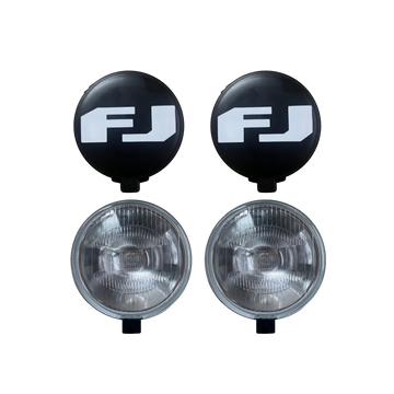 exploradoras fj cruiser, luces fj cruiser 2011, toyota fj cruiser accesorios, protectores luces fj, exploradoras redondas, faros auxiliares fj, luces todoterreno, iluminación 4x4