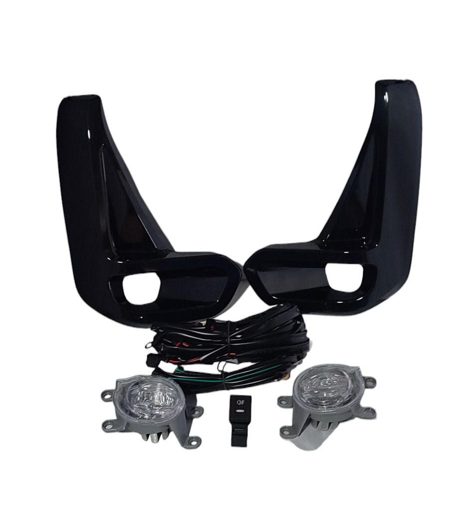 exploradoras hilux revo 2021, kit neblineros toyota, luces auxiliares hilux, faros niebla hilux revo, accesorios hilux 2021, exploradoras toyota originales, luces neblina 4x4, kit exploradoras completas