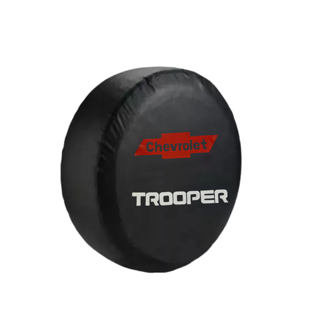 forro llanta chevrolet trooper, cubierta llanta repuesto trooper, forro trooper 4x4, protector llanta trasera chevrolet, accesorios trooper, funda llanta repuesto, forro rin 15 chevrolet, forro llanta exterior suv, cubierta llanta chevrolet 4x4