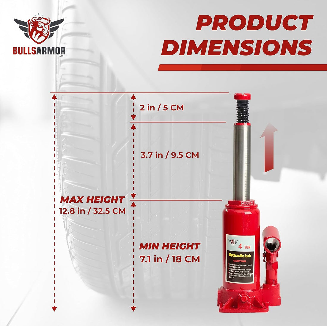 gato hidráulico 4 toneladas, gato tipo botella, herramienta mecánica, elevador de carros, gato para carro, gato taller automotriz, gato resistente