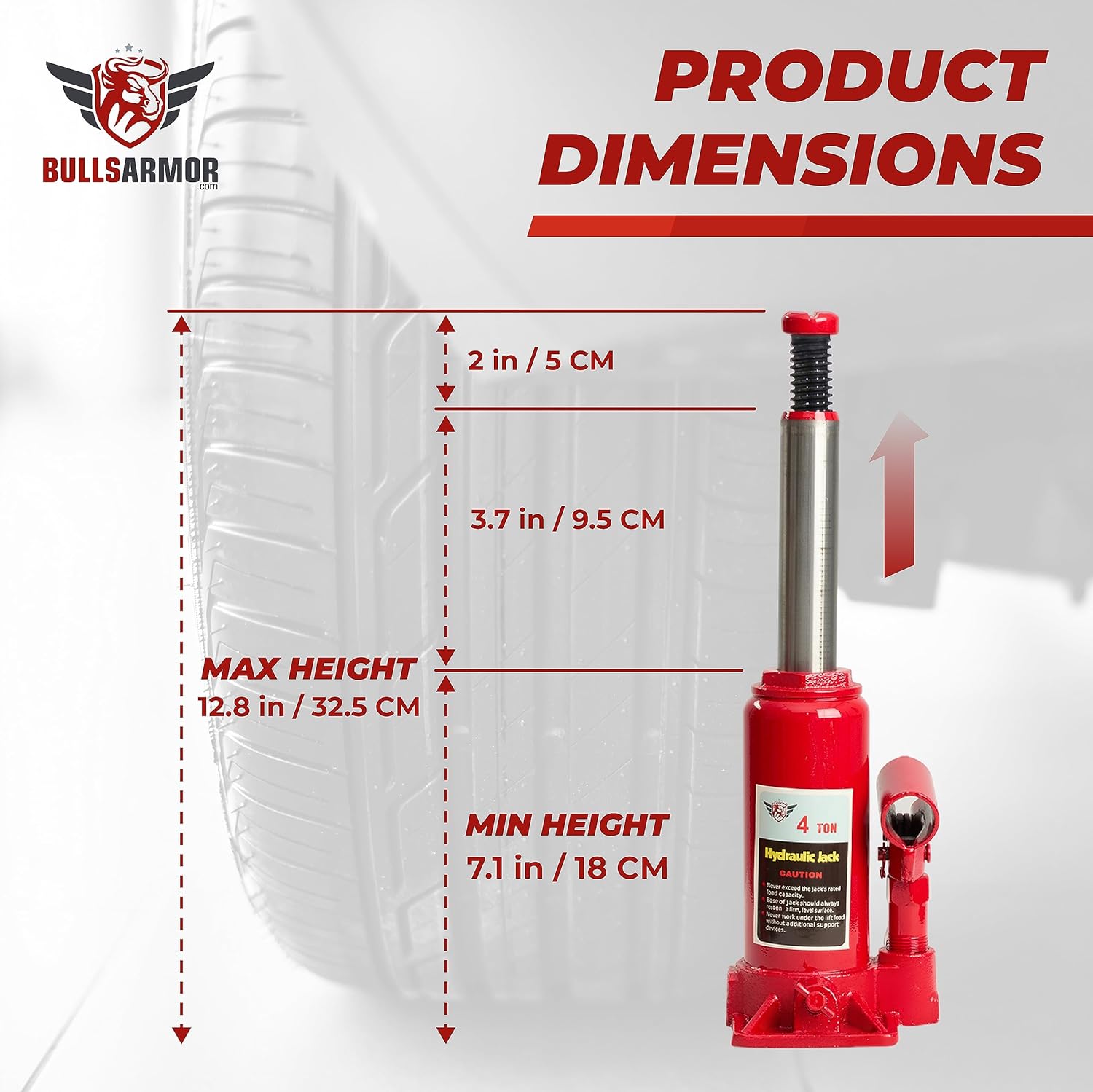 gato hidráulico 4 toneladas, gato tipo botella, herramienta mecánica, elevador de carros, gato para carro, gato taller automotriz, gato resistente