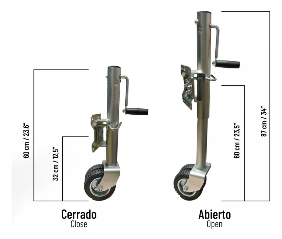 gato para remolque defender, gato nivelador tráiler, soporte remolque 1500lb, gato estabilizador tráiler, accesorios para remolque, gato tráiler carga pesada