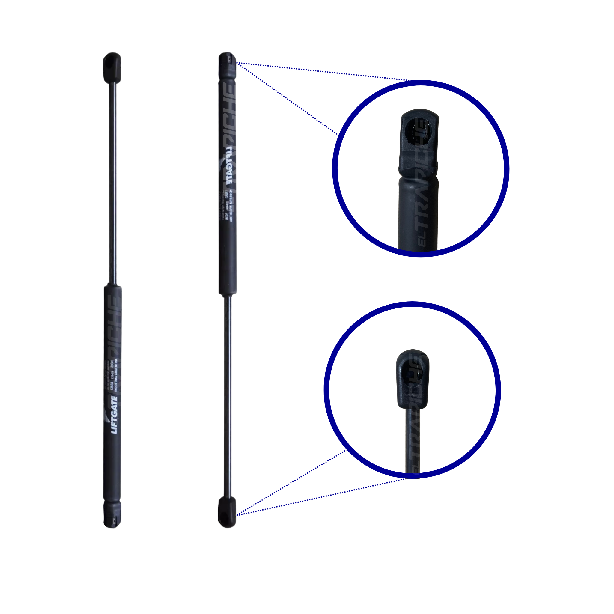 Gato capot TX/TXL, soporte metálico resistente para mantener el capó elevado con seguridad. Ideal para trabajos mecánicos y mantenimiento del motor.