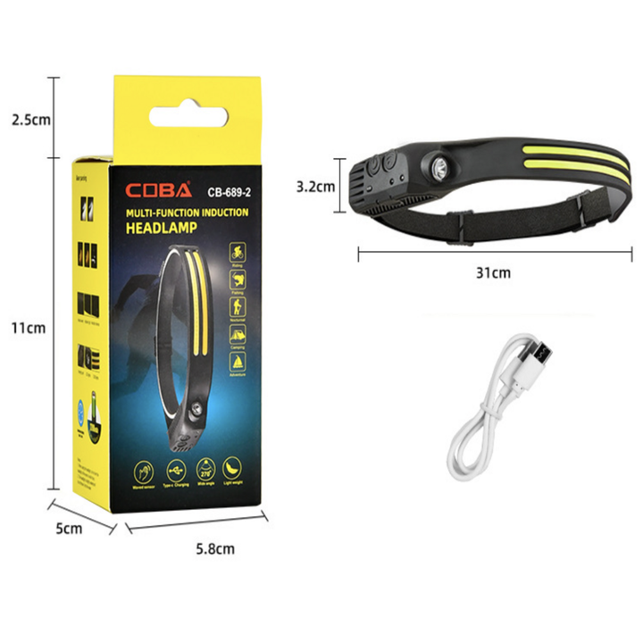 Linterna de cabeza multifuncional