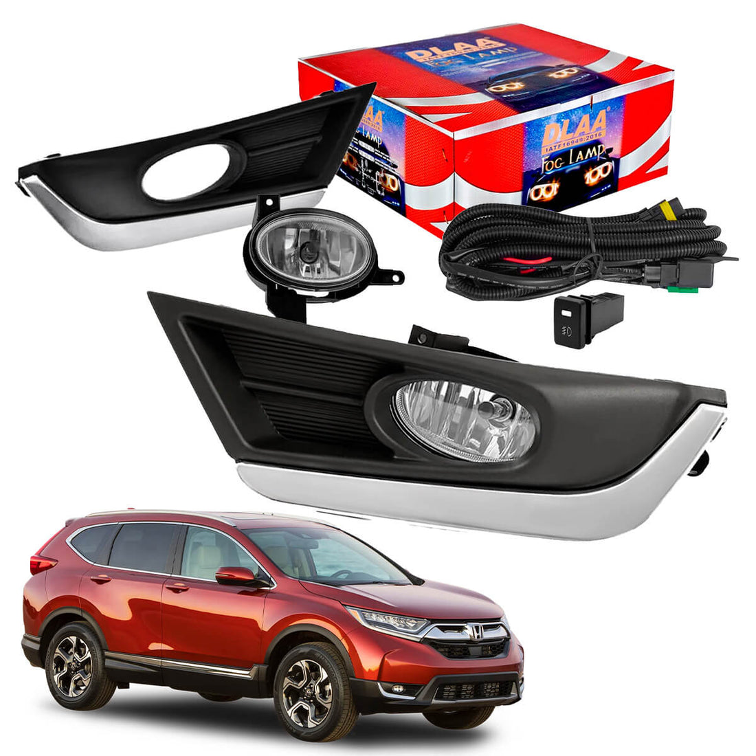 exploradoras honda crv 2020, luces honda crv, faros niebla h8, honda crv neblineras, accesorios crv 2020, iluminación honda, farolas auxiliares crv